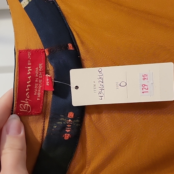 Anthropologie Bhanuni by Jyoti Embellished Midi Skirt 0 - Picture 7 of 8